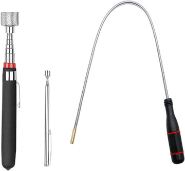 3-Pack Telescoping Magnetic Pickup Tool Set for Easy Metal Retrieval